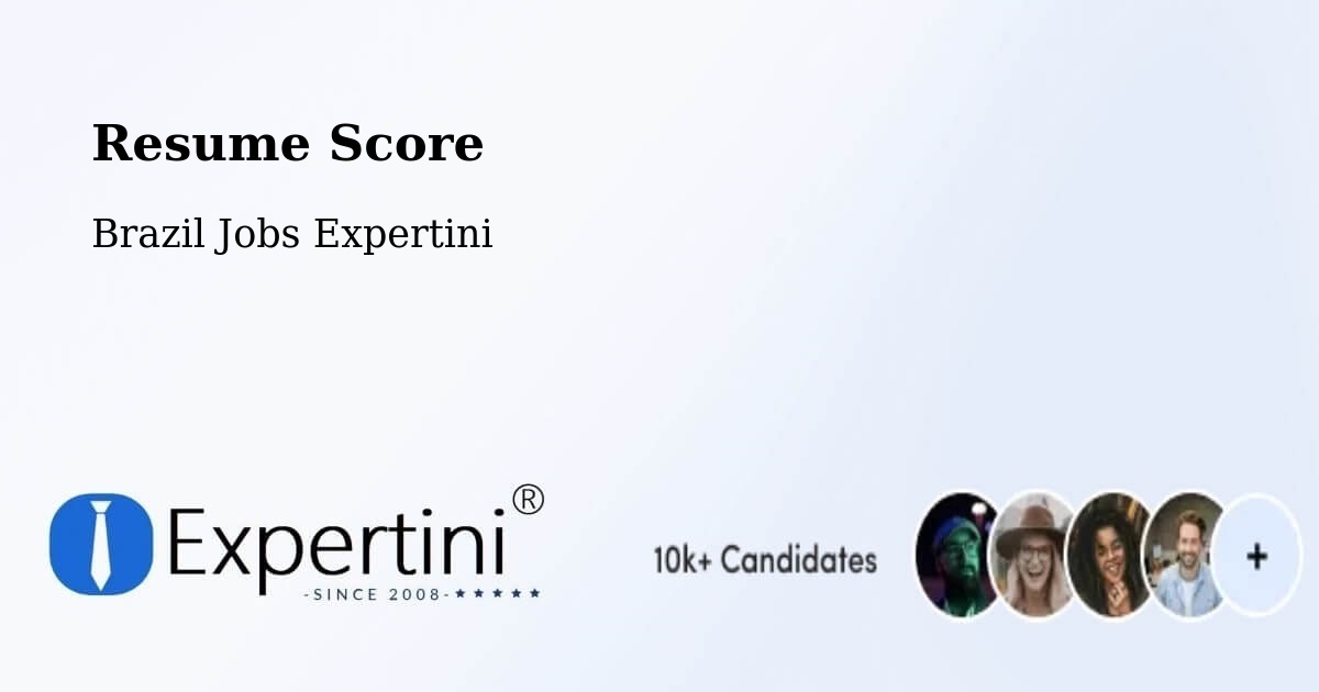 Resume Score & Job Description Match Tool – Lassance - Brazil Jobs Expertini